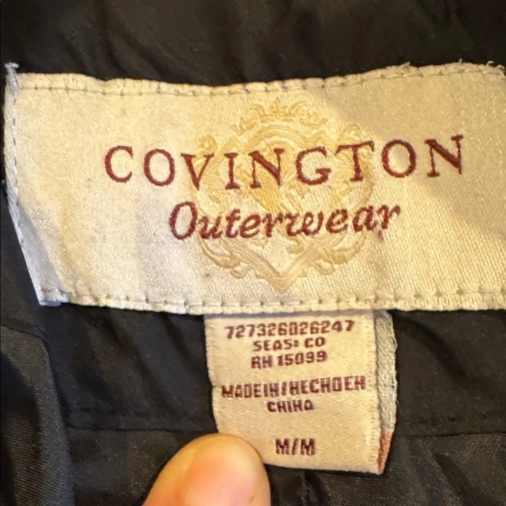 Covington Black Quilted Jacket - Picture 6 of 8